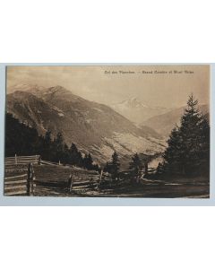CPA Suisse Col des Planches Grand Combin et Mont Velan