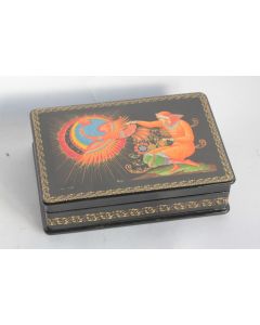 Boîte laquée Russe Oiseau de feu Жар-птица