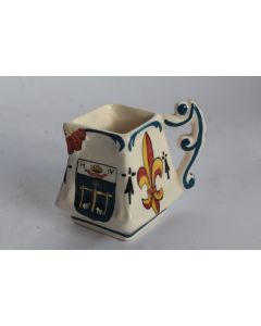 Ancien pot à crème céramique armoiries Pau