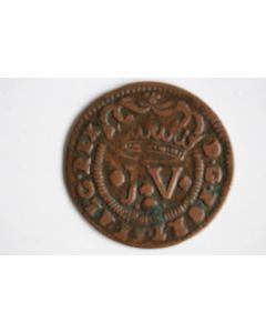 Monnaie 5 réis Jean V (Joao) 1714 Portugal
