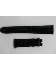 PATEK PHILIPPE Bracelet montre cuir bleu brillant 20 mm