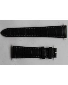 PATEK PHILIPPE Bracelet montre cuir noir 21 mm
