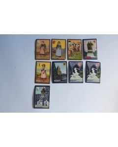 Vignettes suisse Kohler chocolats fins série statue et costume