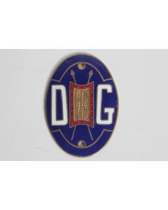 Insigne automobile Plaque de calandre émaillée DG