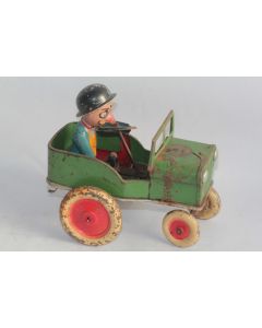Jouet JRD Voiture mécanique Jeep Anatole Dubout