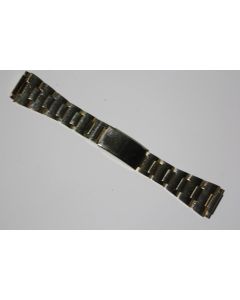 Bracelet montre acier doré 17 mm