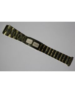 Bracelet montre acier doré 16 mm