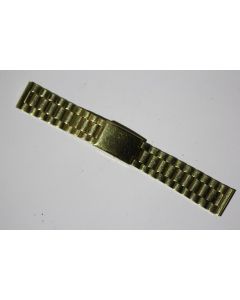 Bracelet montre acier doré 18 mm