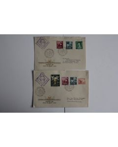 Enveloppes Congreso Eucaristico Internacional Espagne 1952