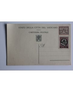 Entier postale 50 cent Vatican 1929 neuf