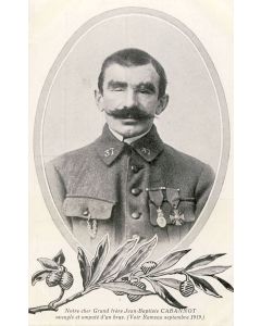 CPA AVEUGLES MILITARIA - Famille Rameau Olivier N°69 - Jean-Baptiste Cabannot amputé d'un bras