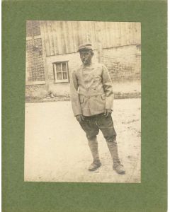 Photographie Ancienne Guerre 106e Bie 1915