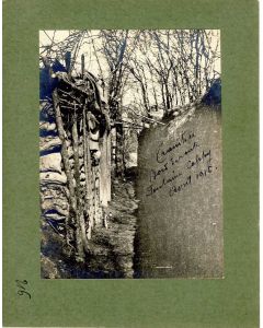 Photographie Ancienne Guerre Fontaine Cappy 1916