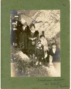 Photographie Ancienne Guerre Départ au front Toulon