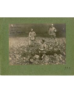 Photographie Ancienne Guerre Marmitage Tauxières