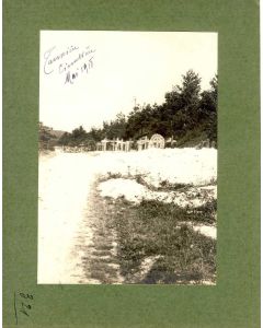 Photographie Ancienne Guerre Tauxières Cimetière Mai 1918