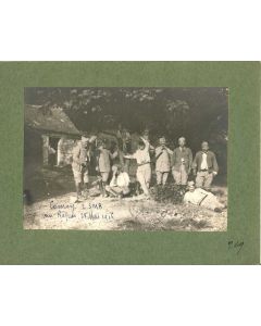 Photographie Ancienne Guerre Courey 2 SMA Mai 1916