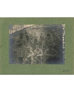 Photographie Ancienne Guerre Relève de la Batterie 3 Nov 1915