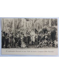 CPA Explorador Boccard Tribu de Indios Cainguas Alto Paraná Paraguay