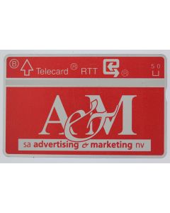Télécarte L&G dummy A&M Advertising Belgique