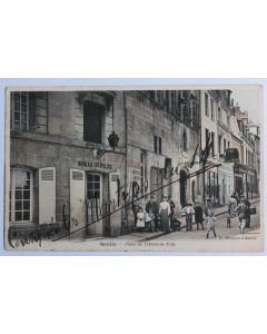 CPA Oise Senlis Place de l'hôtel de ville