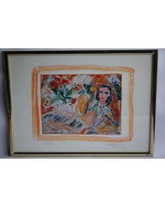 Lithographie originale Alberto SANVITALE