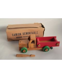 Jouet Camion démontable Benne basculante bois Educo N°312