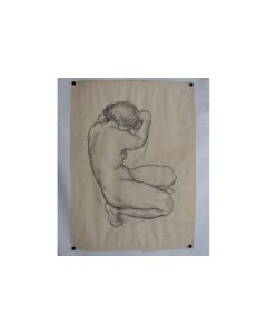 Lithographie originale Femme nue Gustave François BARRAUD