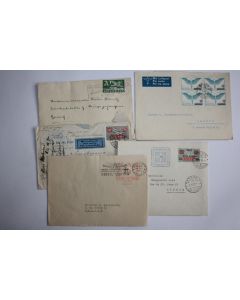 Lot enveloppes aviation Suisse 1930-1955