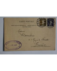 CPA Suisse Haasenstein & Vogler agence publicité 1912