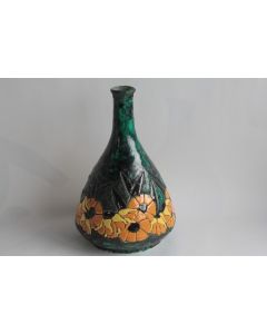 Vase céramique émaillée La Maîtrise Art déco