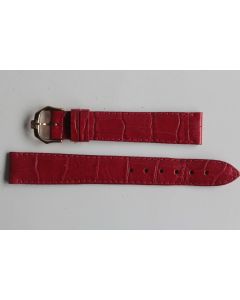 RAYMOND WEIL Bracelet pour montre cuir rouge 16 mm