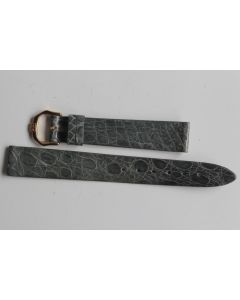 RAYMOND WEIL Bracelet pour montre croco gris 16 mm