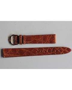 RAYMOND WEIL Bracelet pour montre croco marron 16 mm