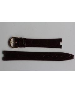 RAYMOND WEIL Bracelet pour montre croco bordeaux 16 mm