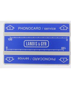 Télécarte de service Phonocard 1 Landis & Gyr 003L Égypte