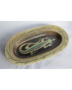 MENELIKA Plat céramique Lézard Suisse