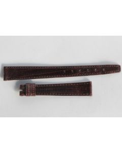 Bracelet montre Universal Genève lézard brun 13 mm