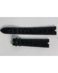 Bracelet montre Universal Genève croco bleu marine 17 mm