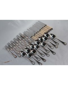 CHRISTOFLE 12 Couverts de tables Rubans
