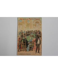 CPA Monaco Souvenir de Monte-Carlo La Salle de la Roulette