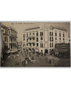 CPA Tunisie Tunis Place de la bourse