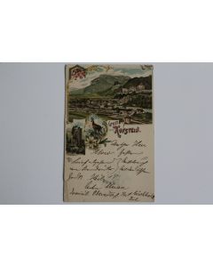 CPA Suisse Gruss aus Kufstein Litho Teufelskanzel