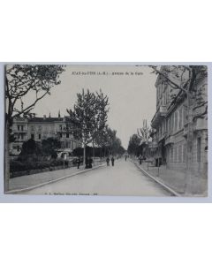 CPA Alpes-Maritimes Juan-les-Pins Avenue de la Gare
