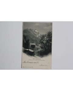 CPA Suisse Les Diablerets Chemin de fer électrique Bex-Gryon-Villars