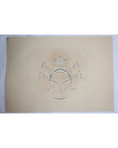 Gravure Roi d'Espagne Jean Midolle E. Simond Strasbourg 1836