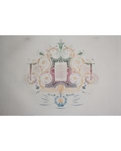 Gravure Le bonheur Jean Midolle E. Simond Strasbourg 1836