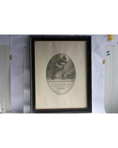 Certificat lithographié Sapeurs Pompiers Argovie 24 ans de service 1922