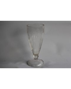Ancien vase cristal taillé main