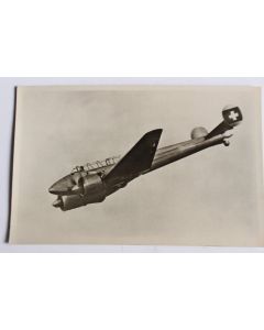 Carte postale ancienne Avion Potez 63 Suisse